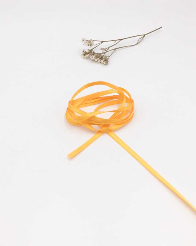 Ruban satin jaune d'orient
