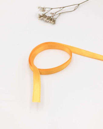 Ruban satin jaune d'orient