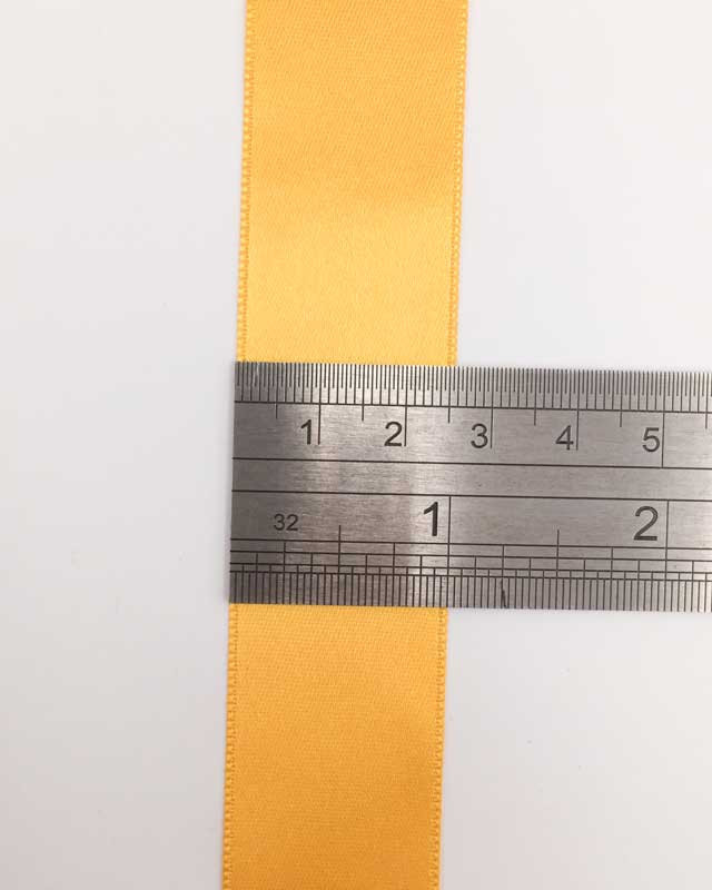 Ruban satin jaune d'orient