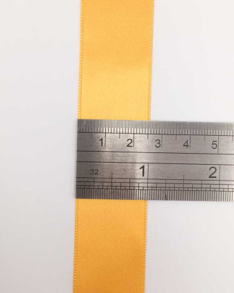 Ruban satin jaune d'orient
