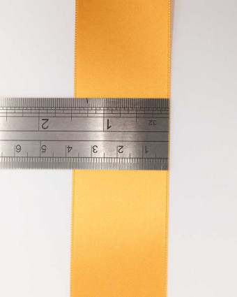 Ruban satin jaune d'orient