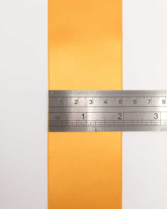 Ruban satin jaune d'orient