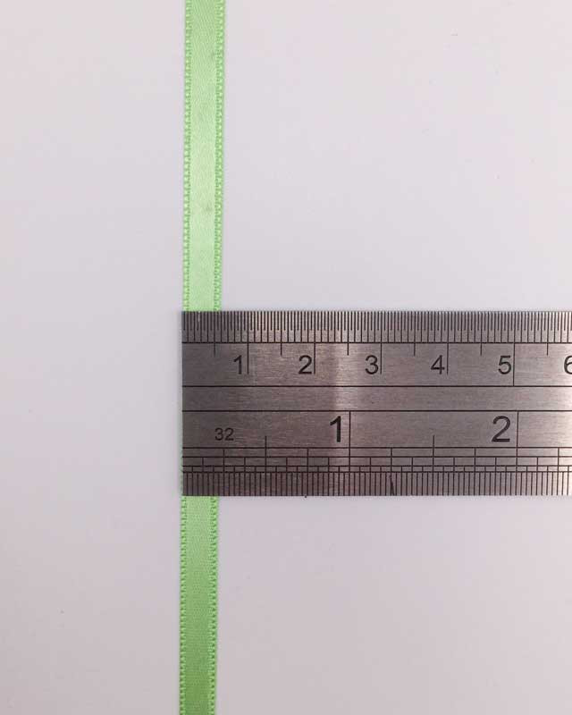Ruban satin vert amande