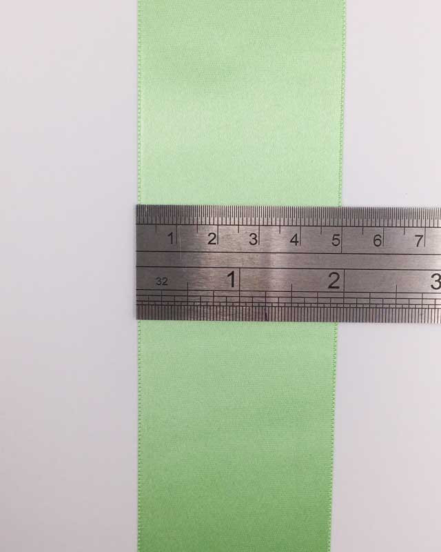 Ruban satin vert amande