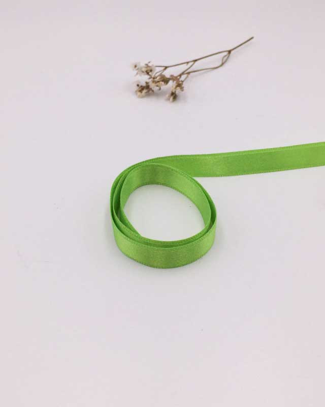 Ruban satin vert authentique