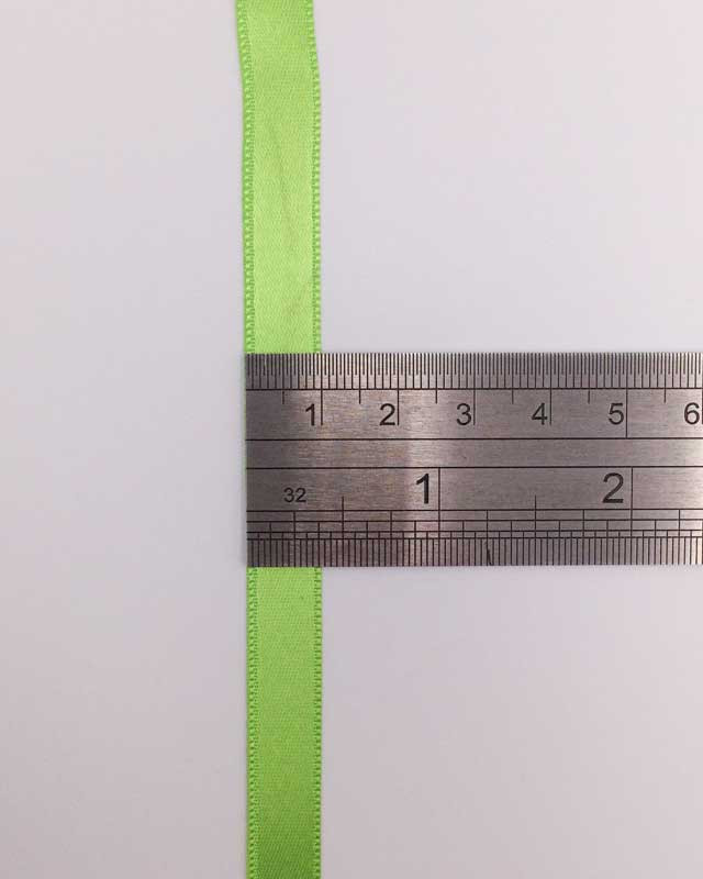 Ruban satin vert authentique
