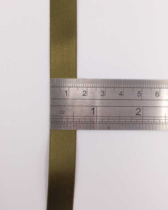 Ruban satin vert camouflage