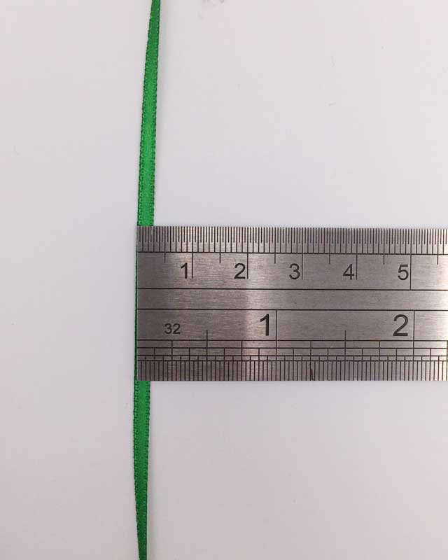 Ruban satin vert profond