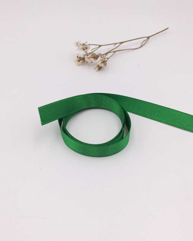 Ruban satin vert profond