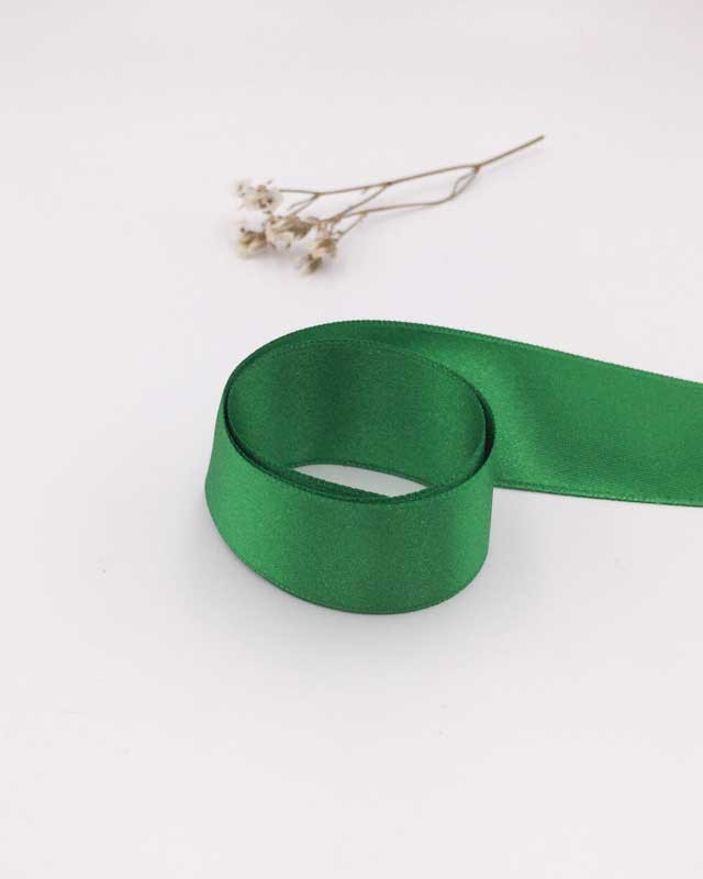 Ruban satin vert profond