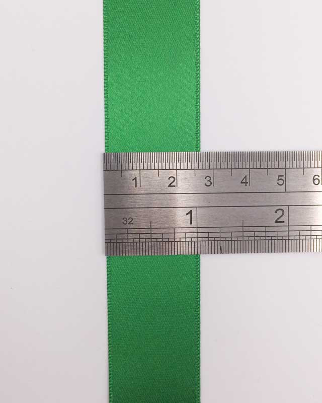 Ruban satin vert profond
