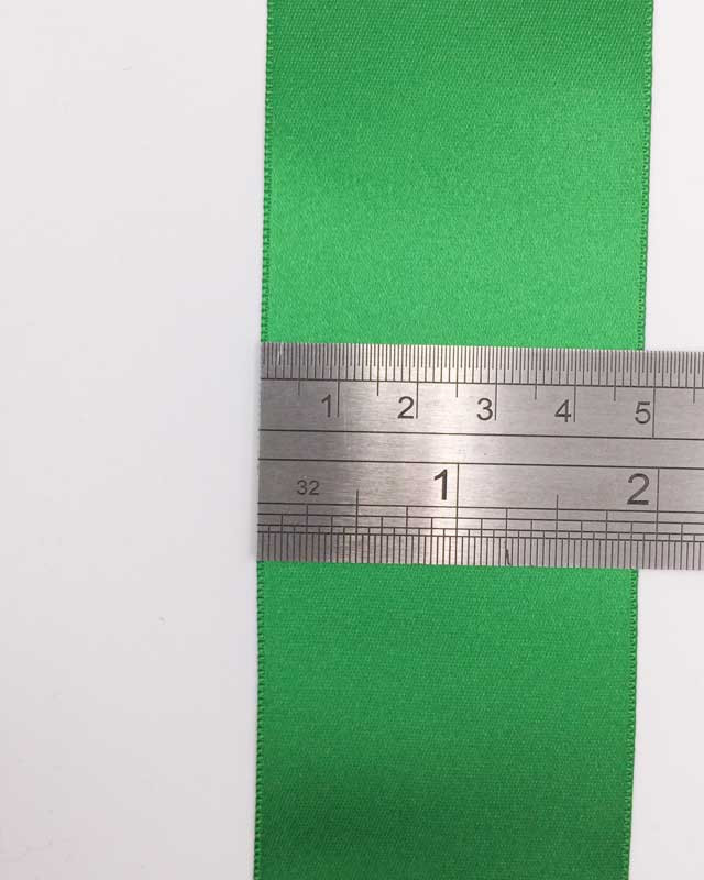 Ruban satin vert profond