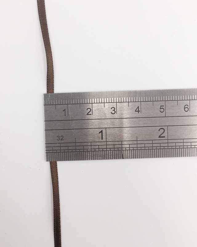 Ruban satin marron macchiato