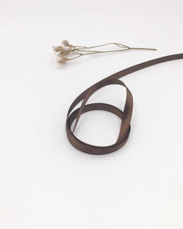Ruban satin marron macchiato