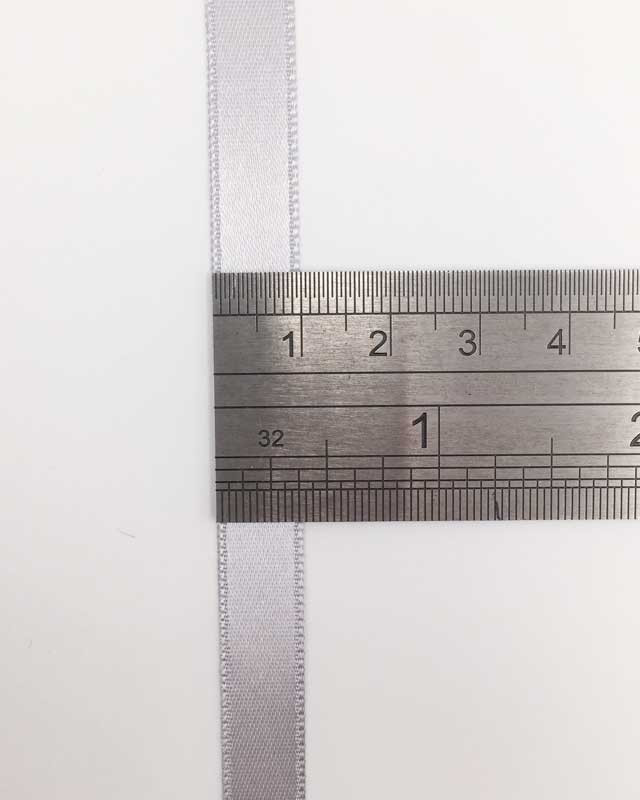 Ruban satin  gris perlé