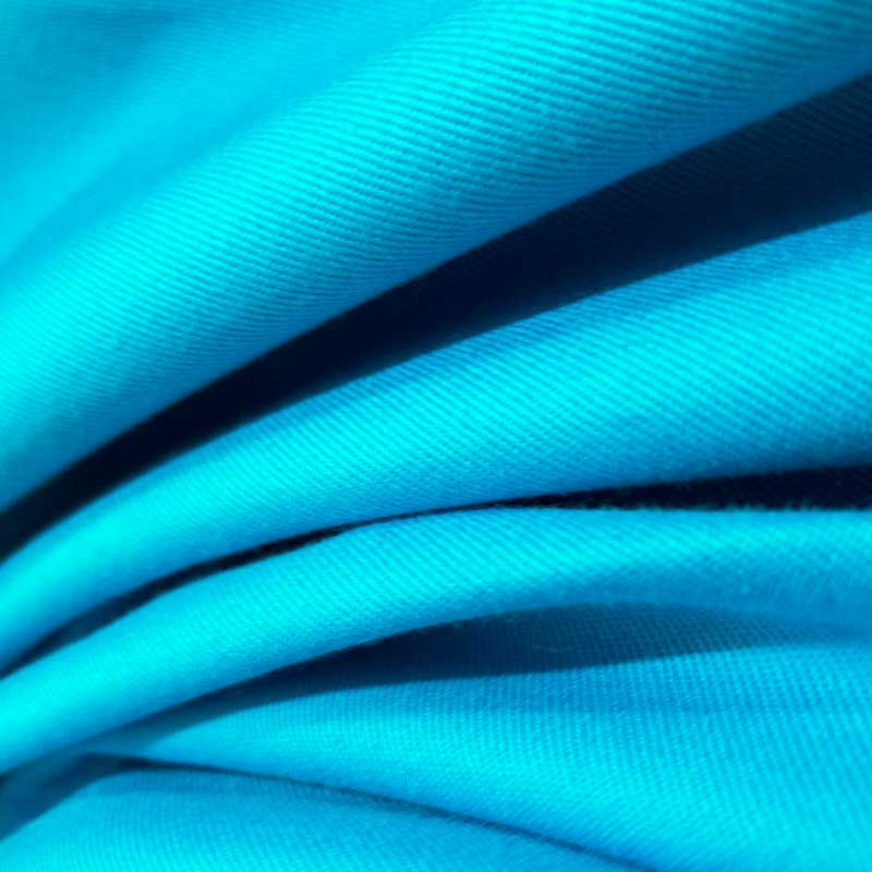 Sergé De Coton Turquoise - 10cm