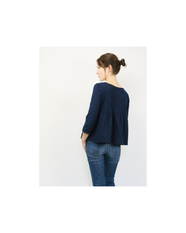 EUGENIE -Patron de couture - blouse et robe - Atelier Scammit - Mercerine