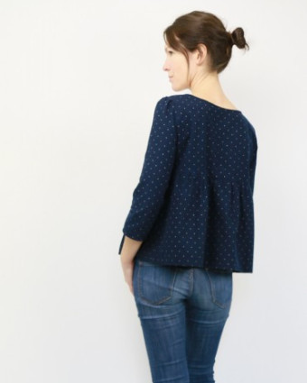 EUGENIE -Patron de couture - blouse et robe - Atelier Scammit - Mercerine