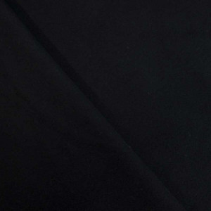  Polaire noire Lola Oekotex x10cm -  Mercerine