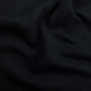 Tissu Polaire Coton noire...