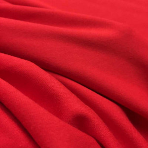 Jersey rouge coton x10cm