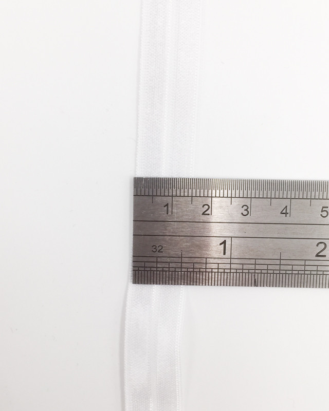 Biais Élastique Blanc x1 m – Finition Couture Extensible | Mercerine