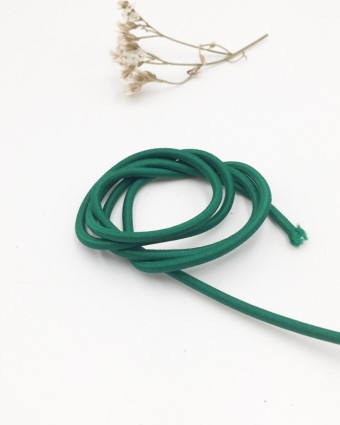 Elastique rond vert sapin 3mm