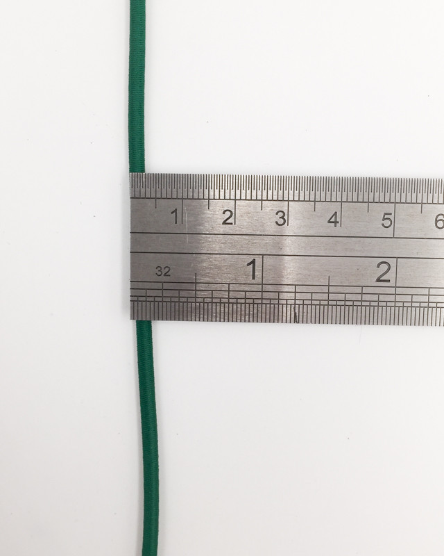 Elastique rond vert sapin 3mm
