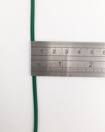 Elastique rond vert sapin 3mm