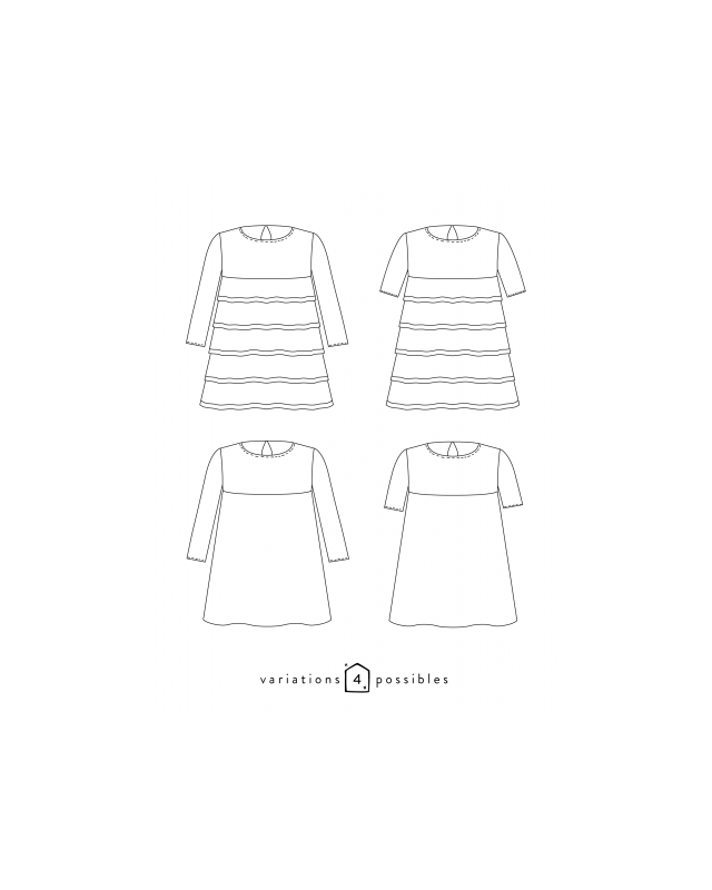 PETITE FEE - Patron - robe enfant - Atelier Scammit - Mercerine
