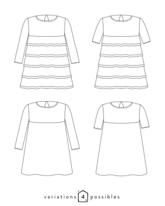 PETITE FEE - Patron - robe enfant - Atelier Scammit - Mercerine