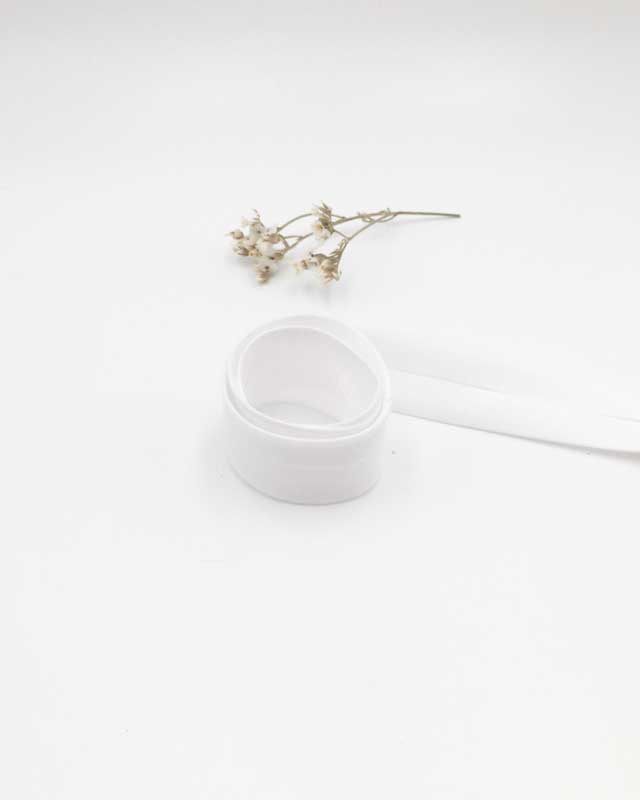 Biais coton bio blanc 20mm - Mercerine