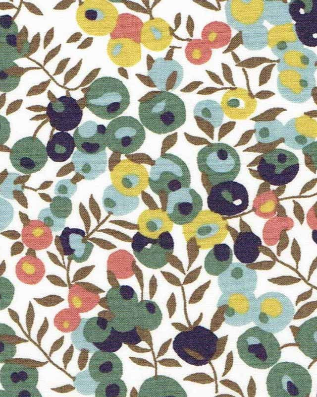 Tissu Liberty Fabrics - Liberty Fabrics Wiltshire vert sauge C- Mercerine.com