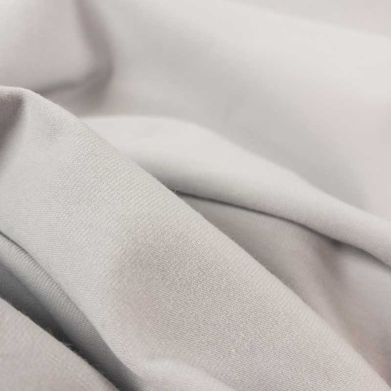 Jersey gris coton oekotex Lise x10cm -  Mercerine
