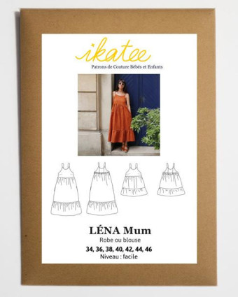 Ikatee|Patron robe femme Lena|Mercerine