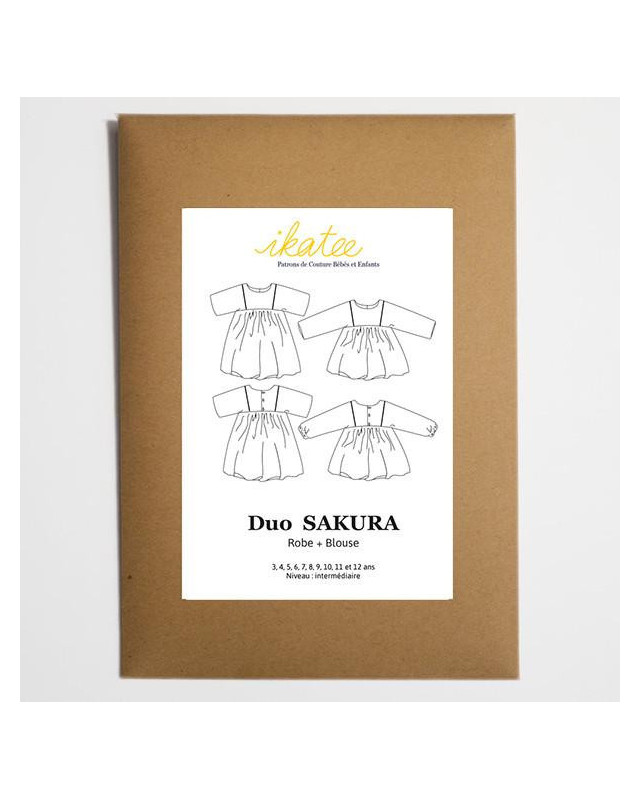 Ikatee|Patron blouse enfant|Mercerine