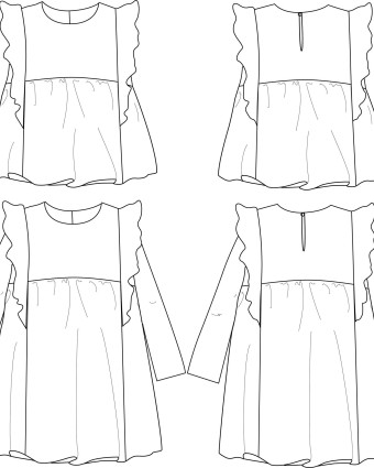 Robe Stella pour fille de 3 à 12 ans|Ikatee|Mercerine