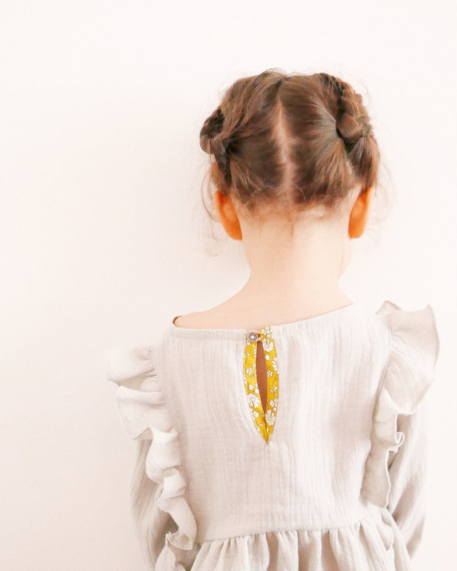 Robe Stella pour fille de 3 à 12 ans|Ikatee|Mercerine