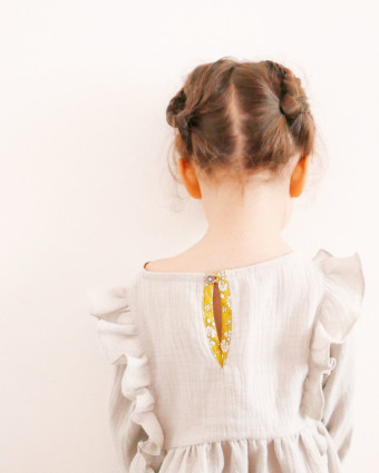Robe Stella pour fille de 3 à 12 ans|Ikatee|Mercerine