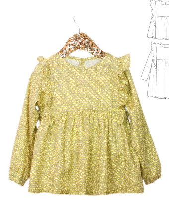 Robe Stella pour fille de 3 à 12 ans|Ikatee|Mercerine