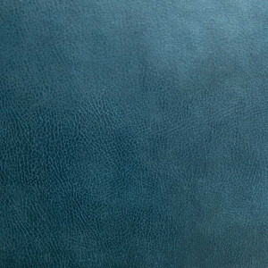 Tissu cuir bleu canard Kent - 10cm -  Mercerine