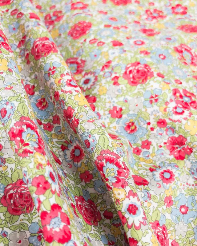 Liberty Fabrics Hederow A bleu mer - Mercerine