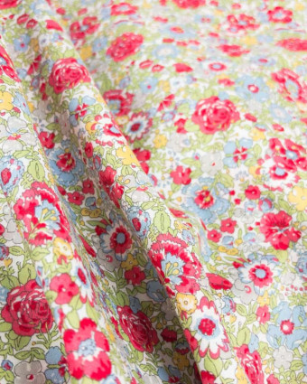 Liberty Fabrics Hederow A bleu mer - Mercerine