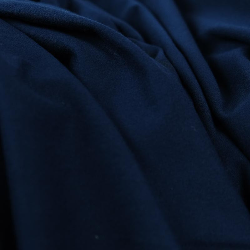  Tissu jersey viscose bleu marine Julia - par 10cm -  Mercerine
