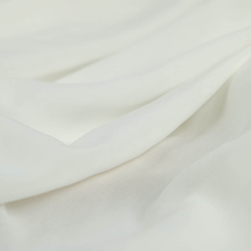  Tissu viscose blanc Joanne -  Mercerine