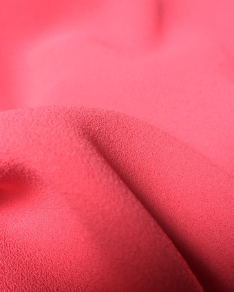 Tissu crêpe corail mat Clara- Mercerine