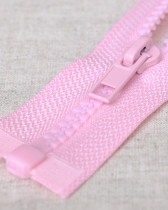 Fermeture blouson rose - séparable
