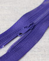 Fermeture violet bleu - non séparable