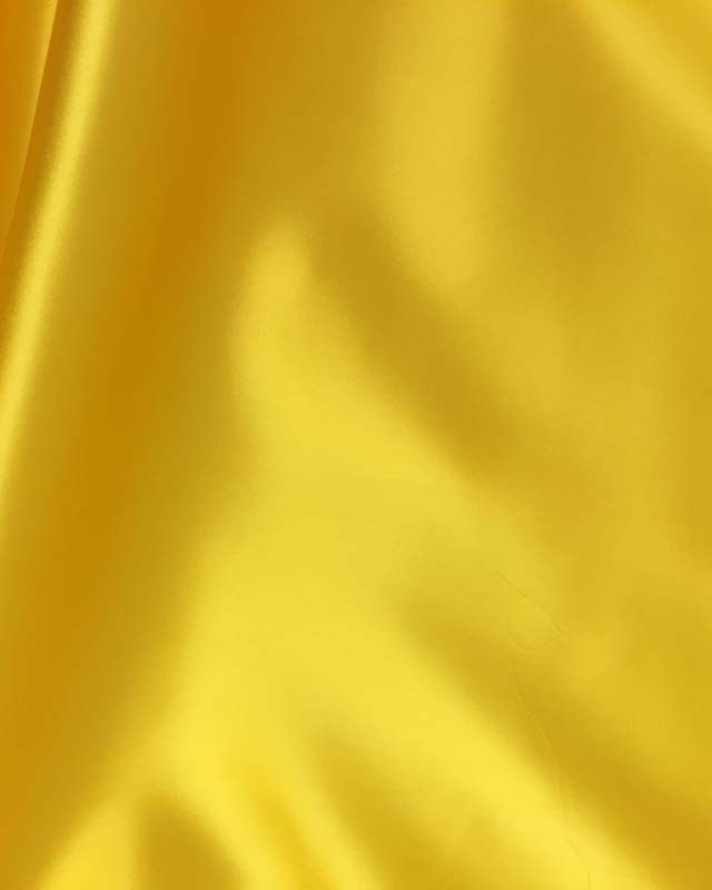 Satin de soie uni jaune Alicia - Mercerine