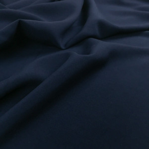 Tissu viscose bleu navy - Mercerine